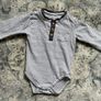 Grey baby boy jacket and matching bodysuit 6-9m Image 3