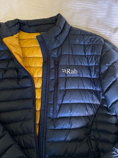 Men's Blue Rab Microlight Down Jacket