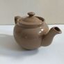 Stylish Small Teapot by Dudson Vitrified Stoneware, Hanley, England, Holds 300 ml, Half a Pint, A Lovely Utility Ware Piece Image 6