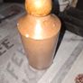 Antique stoneware ginger beer bottle from the Norfolk brewer Steward & Patteson Limited, featuring a "1D" (one penny) price mark Image 5