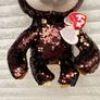 TY Flippables Dangler Sloth Brown Gold Sequins approx. 23 cm. Used Please see photos Image 5