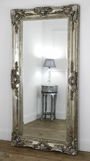 Large Mirror Ornate Regal Decorative