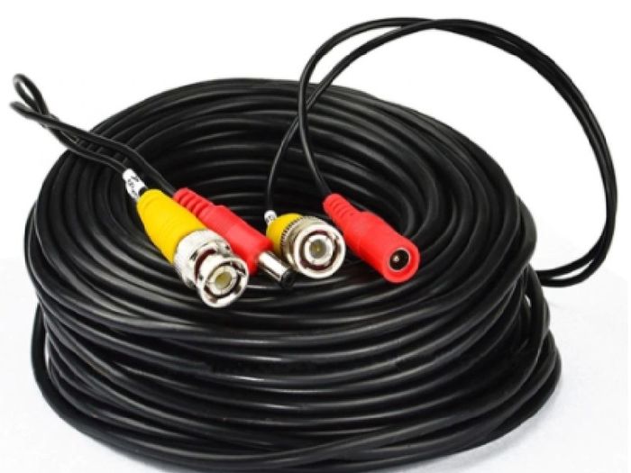 18M or 30M BNC CCTV Cable Video And Power In One Cable