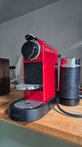 Krups XN761540 Citiz Milk Pod Coffee Machine - Red & Black
