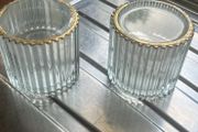 Glass Candle Holders