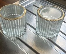 Glass Candle Holders
