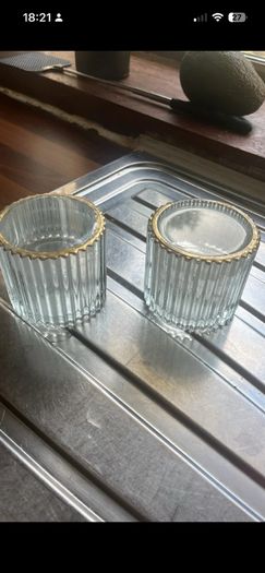 Glass Candle Holders