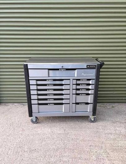 12 Drawer toolbox full of tools+free impact socket set