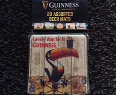 Guinness : 20 Assorted Beer Mats