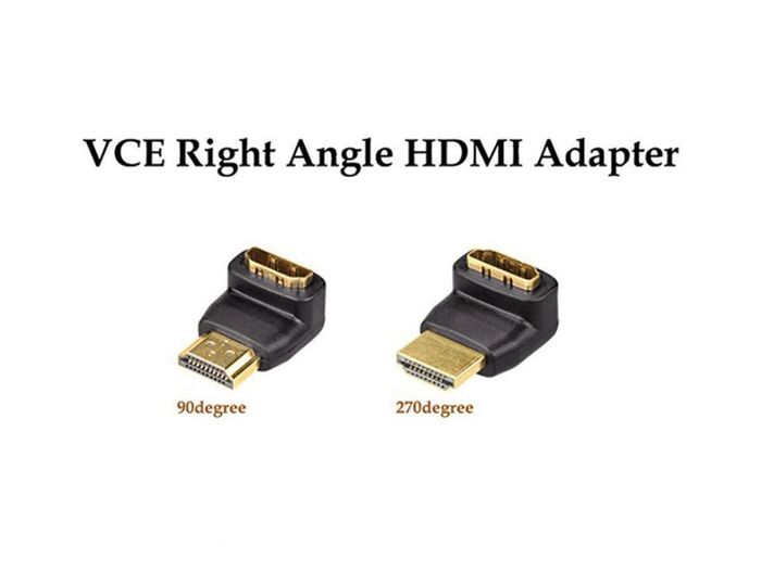 HDMI Connection Converter Male To Female 270 Degree/90 Degree