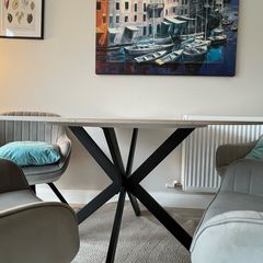 Chair velvet grey Jysk