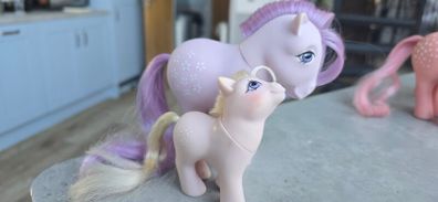 Blossom and Baby Original Pose CF MLP G1 My Little Pony 1982