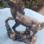 Two Polystone Decorative Horses Image 7