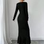 Black long sleeve dress Image 7