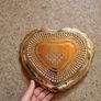 glass heart dishes valentines wedding Image 3