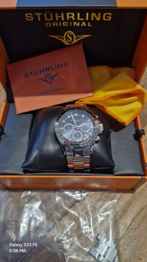Stuhrling Monaco Blue Dial Men's Watch