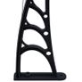 Door Canopy Black 150x80 cm PC Image 3