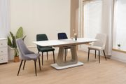 Extendable Dining table with six chairs on sale !