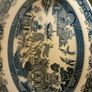 Blue and white Japanese style charger for sale Image 2