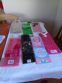 Bottle Gift Bags x 7 For Sale