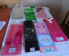 Bottle Gift Bags x 7 For Sale