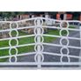 Cart Wheel Bench White KAS1357 Image 3