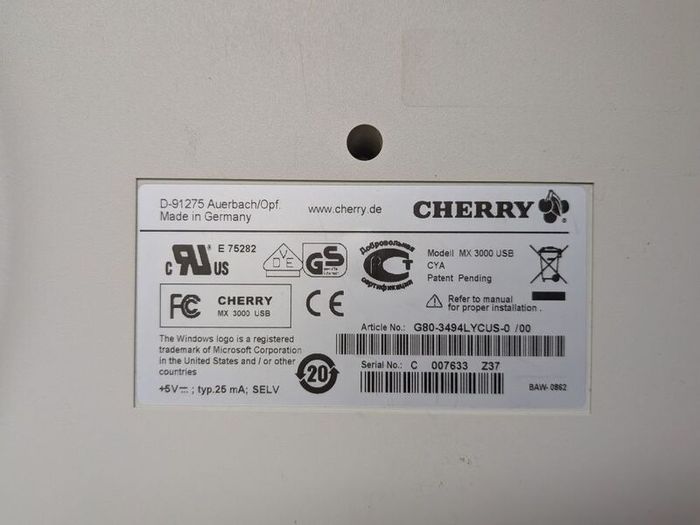 Cherry Keyboard