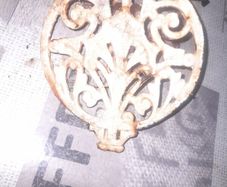 Antique Cast Iron Trivet Postage Available or Collection