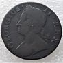 Britanniar  1745  George  Ll   Half Penny Image 4