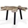 Coffee Table Genuine Teak 80x70x38 cm Image 5