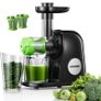 Cold Press Juicer Easy to Clean, Professional Slow Masticating Juice Extractor with Quiet Motor and Reverse Function for Soft/Hard Fruit and Vegetable (FREE POSTAGE) Image 2