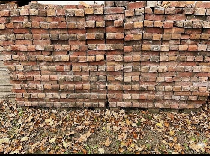 reclaimed red bricks