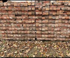 reclaimed red bricks
