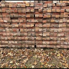 reclaimed red bricks