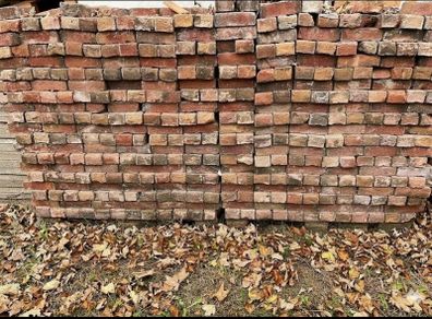reclaimed red bricks
