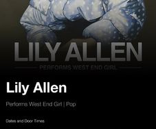 2 tickets Lily Allen Dublin