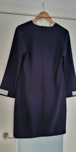ANANY Navy Jewelled Cuff Dress Sz 2XL (Fit 16UK-18 UK) - Bnwot Rrp 89.99