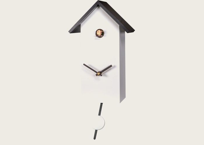 Modern Art Cuckoo Clock 28cm by Engstler  Made in Germany with Automatic Night Shut-Off