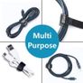 Reusable Cable Ties Black 100 Pack Cable Straps Adjustable Releasable Wire Ties Hook and Loop Cable Tie Tidy for Desk Compatible PC Cable Management Cord Organiser Image 6