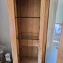 Solid Oak Cabinet with Light Image 2