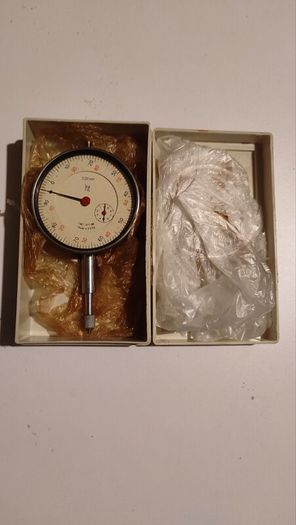 Vintage Soviet ChIZ ICH-10 Dial Indicator Gauge 0-10mm  industrialtoolstor