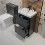 Vanity Unit 500mm Floor standing Anthracite Short Projection Image 2