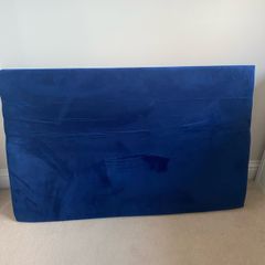 Navy Velvet Headboard
