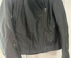 Alpinestar Alice Leather Jacket with Grey hoodie liner