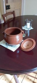 Vintage Clay Cooking Pot
