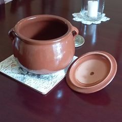 Vintage Clay Cooking Pot