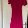 Topshop Origami Drape Neck Midi Dress - pink Image 5