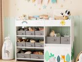 Kids Toy Storage Organiser Bookcase Shelf