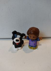 Fisher Price Little People Man and Dog