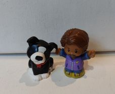 Fisher Price Little People Man and Dog